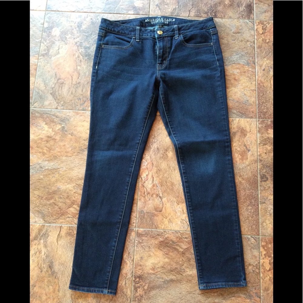 AE Stretch Dark Wash Jeggings